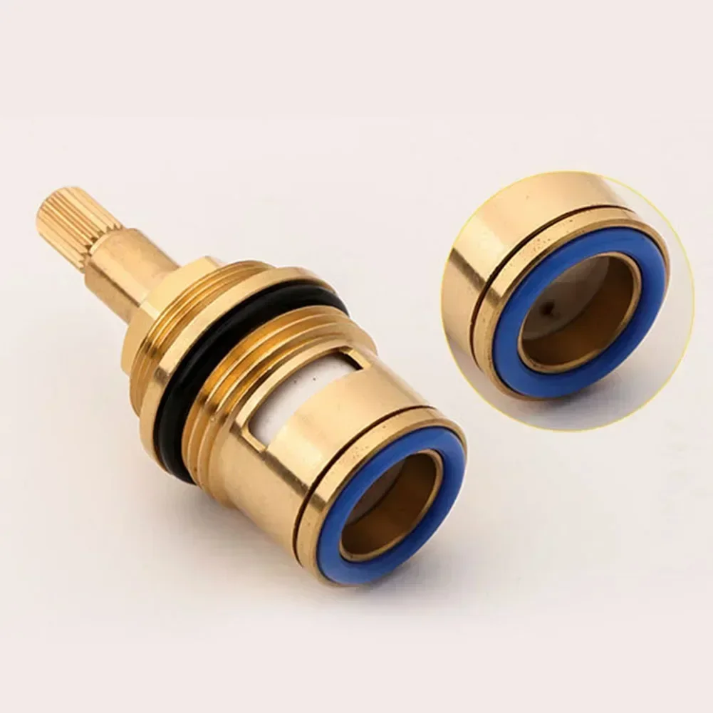 Faucet Valve G3/4" Ceramic Tap Valve Universal Replacement Tap Valves Cartridge Bathroom Hot Cold Water Mixer