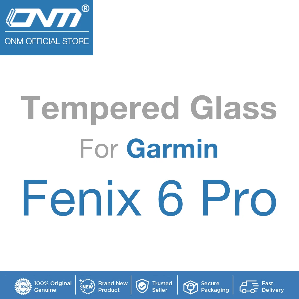 5Pcs 9H Premium Tempered Glass For Garmin Fenix 7 7S 7X 6 6S 6X Pro 5 5s Smart Watch Clear HD Screen Protector Film Accessories 