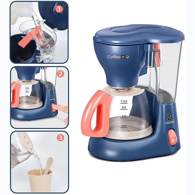 Pretend Play Kitchen Kit Toys Children's Simulation Home Appliances Pretend House Play Juicer Mixer Electric Appliances Kids Toy 3