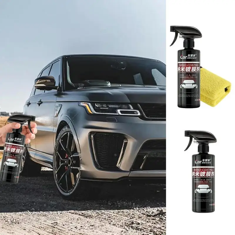 

Car Coating Agent 500ml Auto Ceramic Coating Polishing Spraying Wax Car Paint Scratch Remover Waterless Fast Shine for SUVs