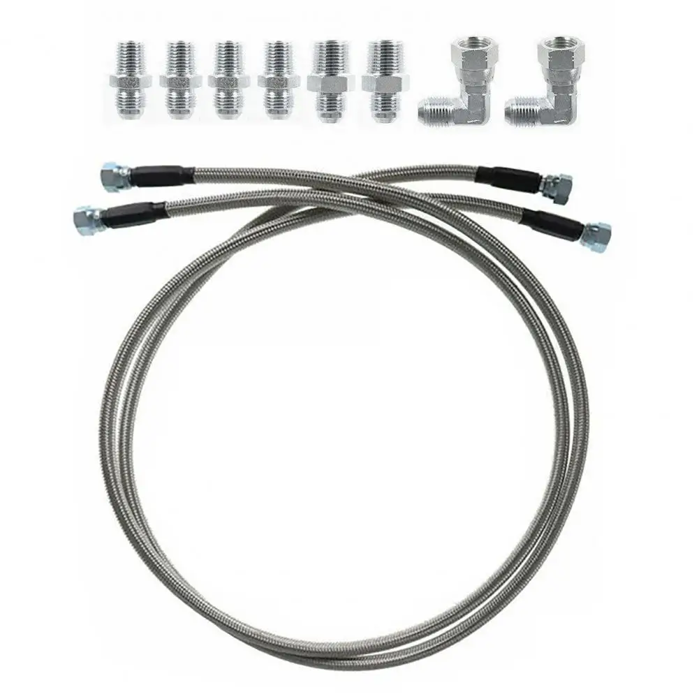 1 Set Lightweight Cooler Hose Lines Fittings Anti Rust Cooler Hose Lines Fittings For Th350/700R4/Th400