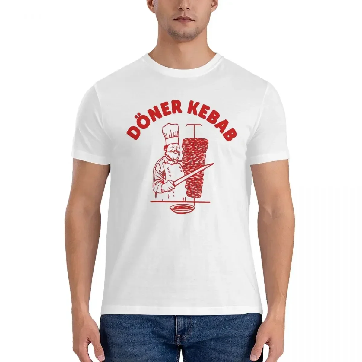 100% Cotton DONER KEBAB T-shirt Men Classic Oversized T Shirt Men O ...