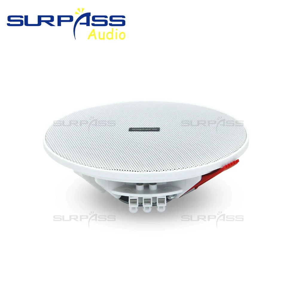 4.5'' 8ohm 10W PA System Home Passive Ceiling Speaker Stereo Sound Full Range Loudspeaker Background Music for Amplifier Indoor wall ceiling speaker