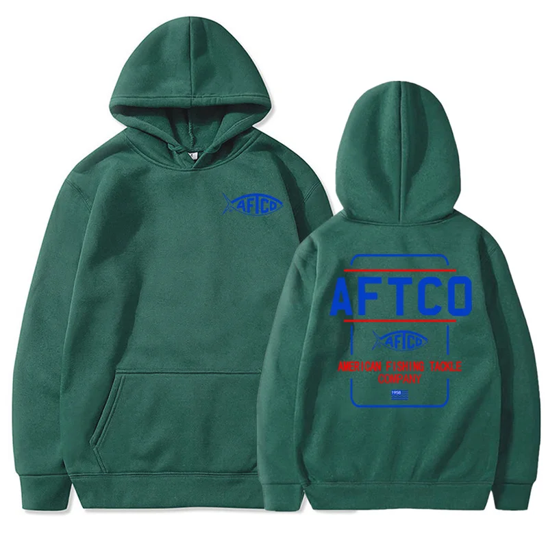 Comfortable Men Tracksuit Autumn Winter Male Hoodie Sweatshirts AFTCO Cool Clothing Long sleeve Hoodies Street fishing Hooded 4