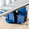 Heavy duty bench vise industrial grade 4.5.6-inch vise suitable for CNC parts clamping 1