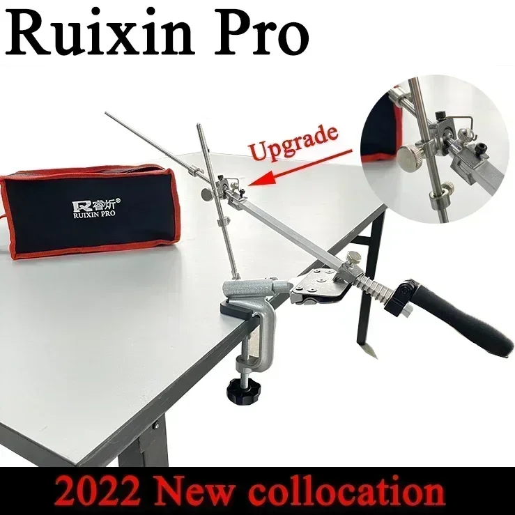 Ruixin Pro Metallo Materiale Affilacoltelli Sistema Di Affilatura Pietra Con Pietre Smerigliatrice Diamante Whetstone Angolo Fisso Apex Set