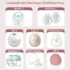 Flange Inserts Compatible with for Momcozy M5/M6/M9/V1 Pro/V2 Pro Breast Pump,Flange Insert for Breast Pump Replacement 3