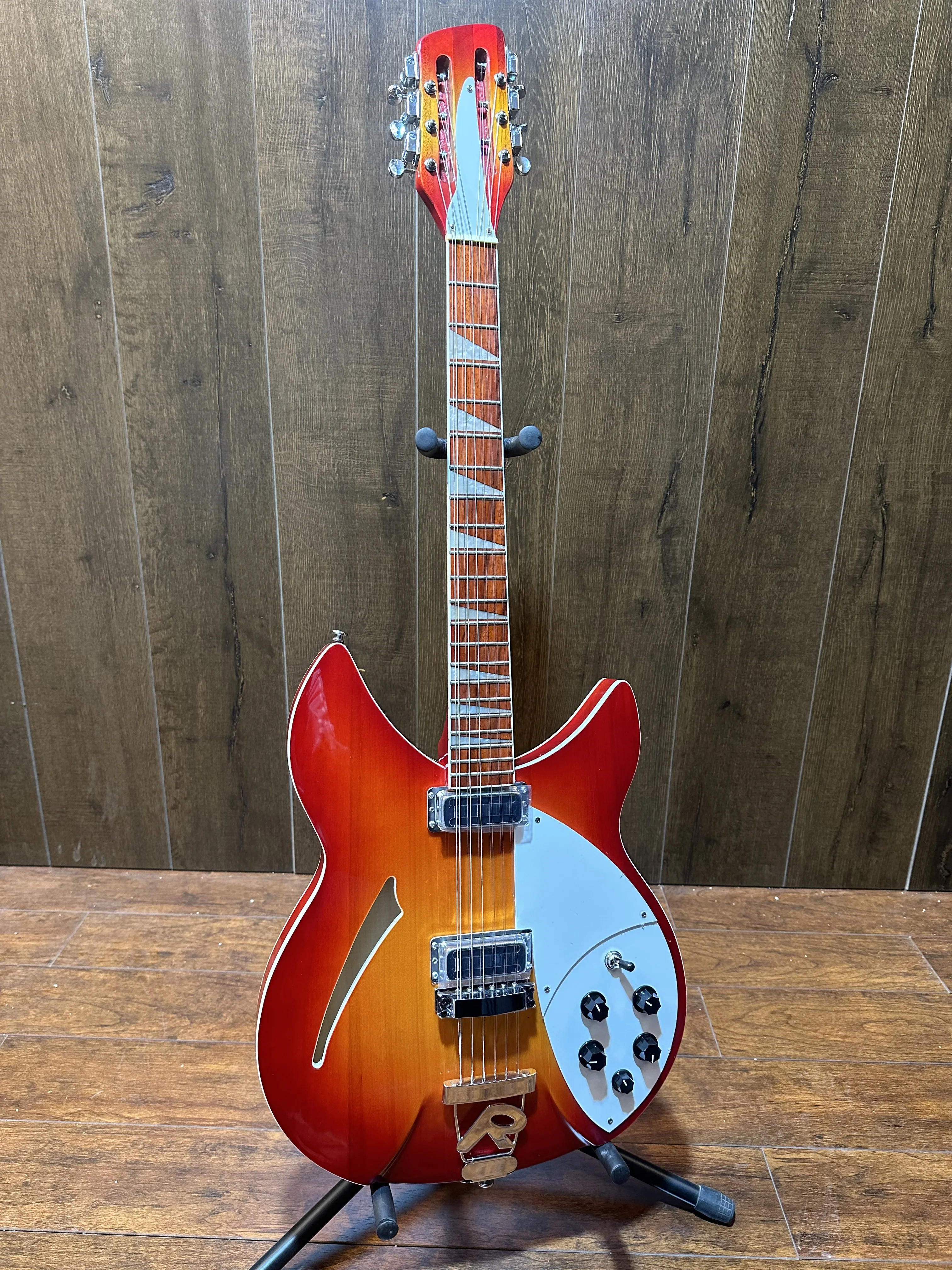 cherryred12stringsRickenback360electricjazzguitarsemihollow