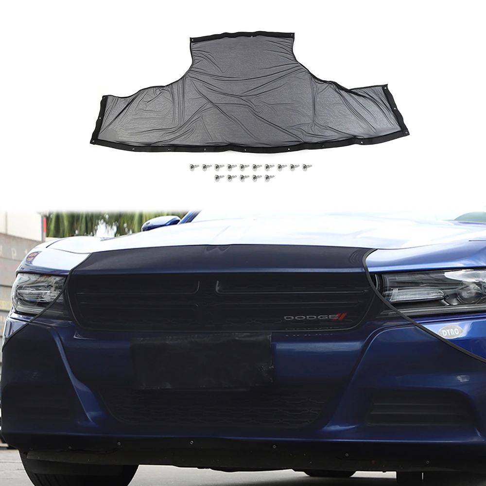 

Сетка от насекомых на переднюю решетку автомобиля для Dodge Challenger 2009-2023 зарядное устройство 2006-2023 универсальные защитные внешние аксессуары