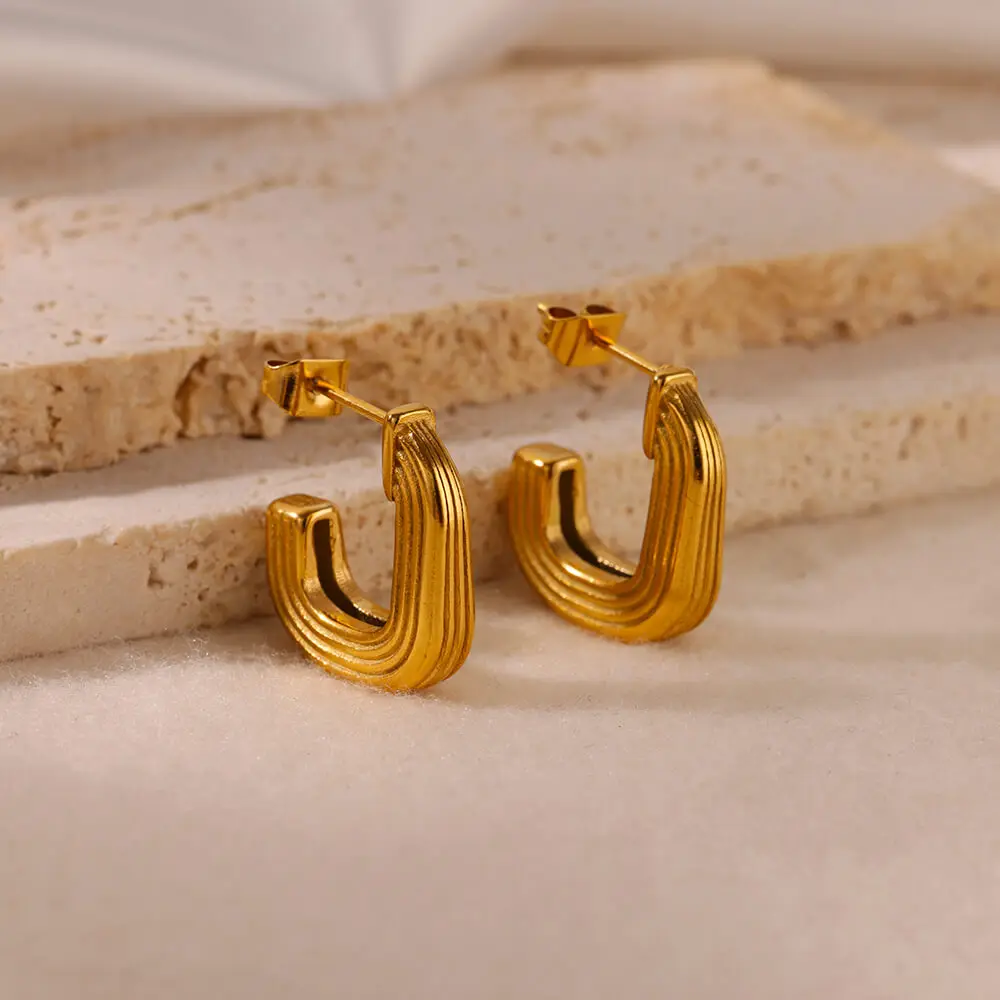 Stainless Steel Earrings Vintage Creative Wedding