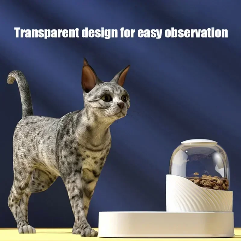 

Pet Feeder Cats Drinker Gravity Water Automatic Capacity Replenishment For Supplies Food Dogs Large Dispenser