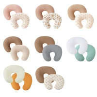 2pcs/set Removable Baby Feeding Pillow Case Newborns Breastfeeding Cushion Cover Detachable Sleeve for Boys Girls 1
