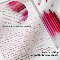 LANGUO 9 Colors Newest Morandi Colorful Gel Pen Student Writing Marker DIY Graffiti Painting Drawing Handbook Pens School 4
