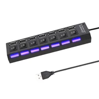 Hub USB 2.0 Multiport avec Adaptateur d'Alimentation – 4 Ports 7