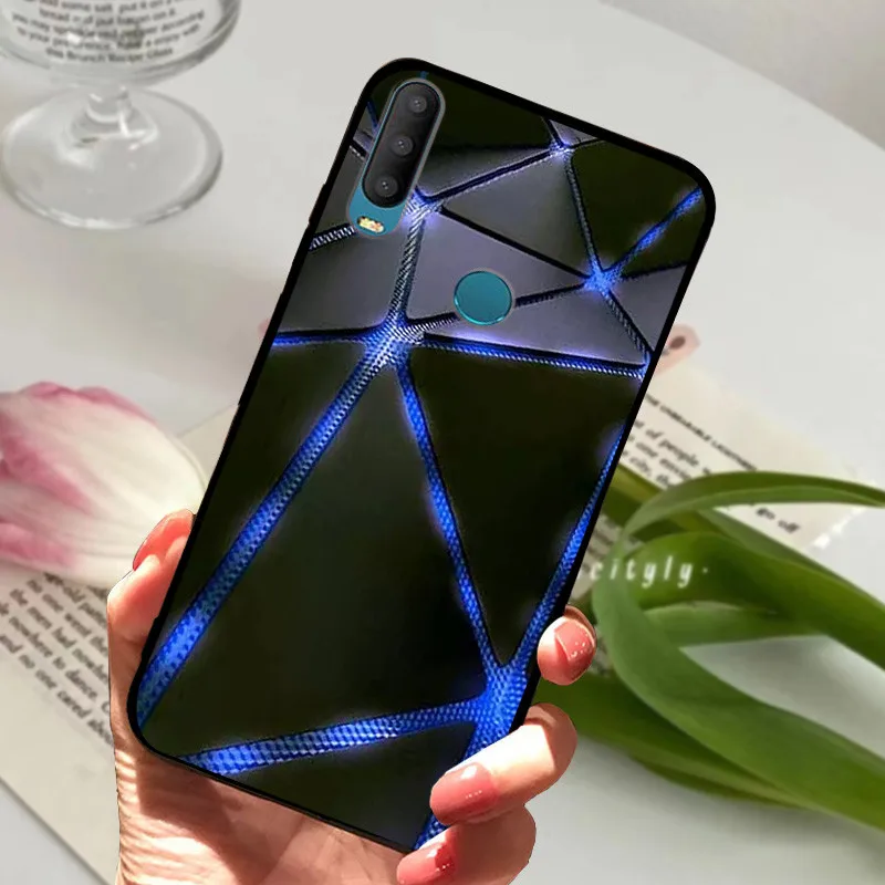 Black Silicone Soft TPU Phone Case Cover