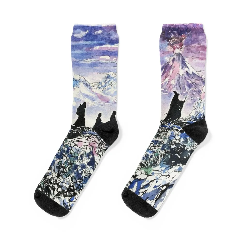 

History Painting Socks floor ankle Hiking boots Socks For Man Women's