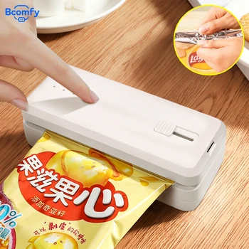 Plastic Bag Sealer Mini Heat Bag Sealing Machine Handheld Food Packaging Heat Sealer Rechargeable Thermal Bags Sealing Machine 1