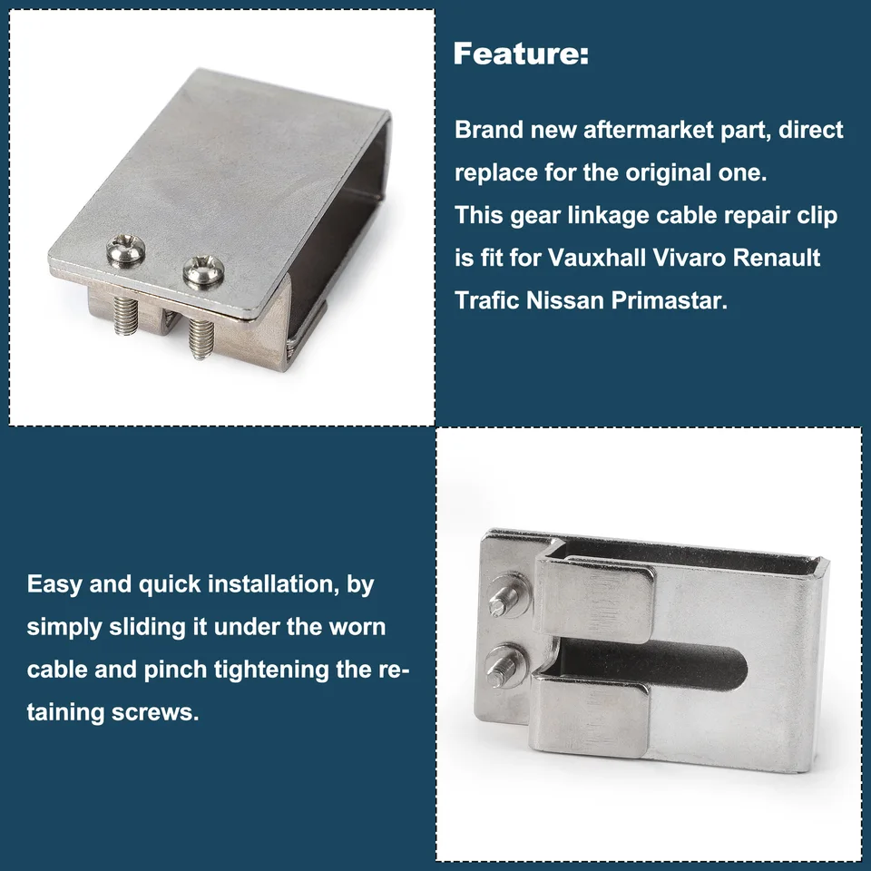 Delaman Gear Link Clamp, Cable Repair Clip Speed Link Cable Repair