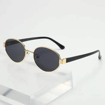 2025 New Oval Frame Sunglasses Men Women Trendy UV400 Sun Glasses Eyewear Outdoor Driving Sports Punk Goggle Shades for Male - Image 5
