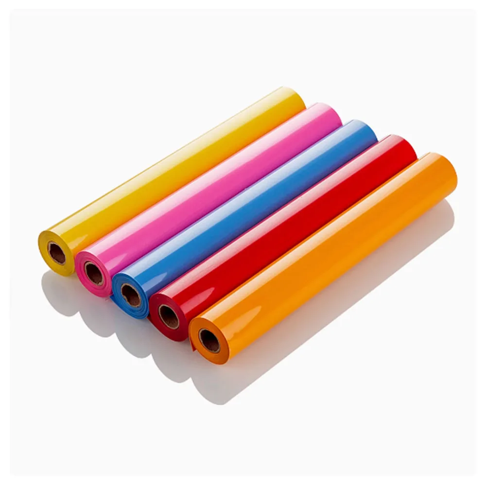 작은 롤 30 cm 열전달 필름 DIY 티셔츠 열전달 비닐 문에서 문까지