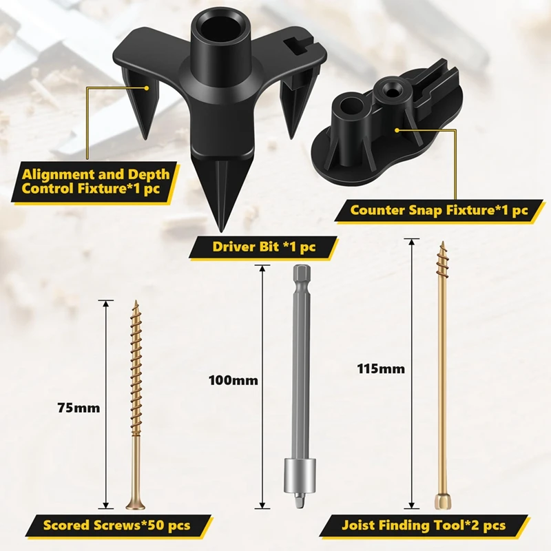 Floor Repair Kit Eliminates Floor Squeaks Fits Most Carpet Hardwood Floors Used To Fix Flooring Durable