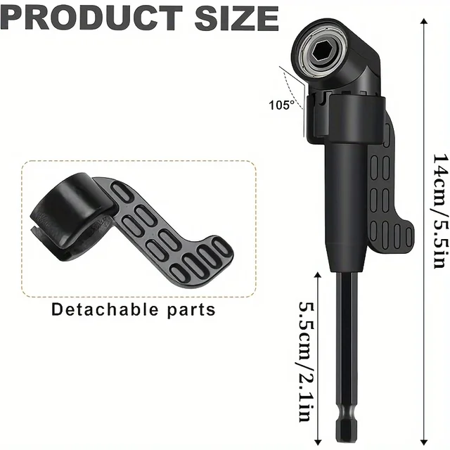 Flexible Drill Bit Extension 6Pcs
