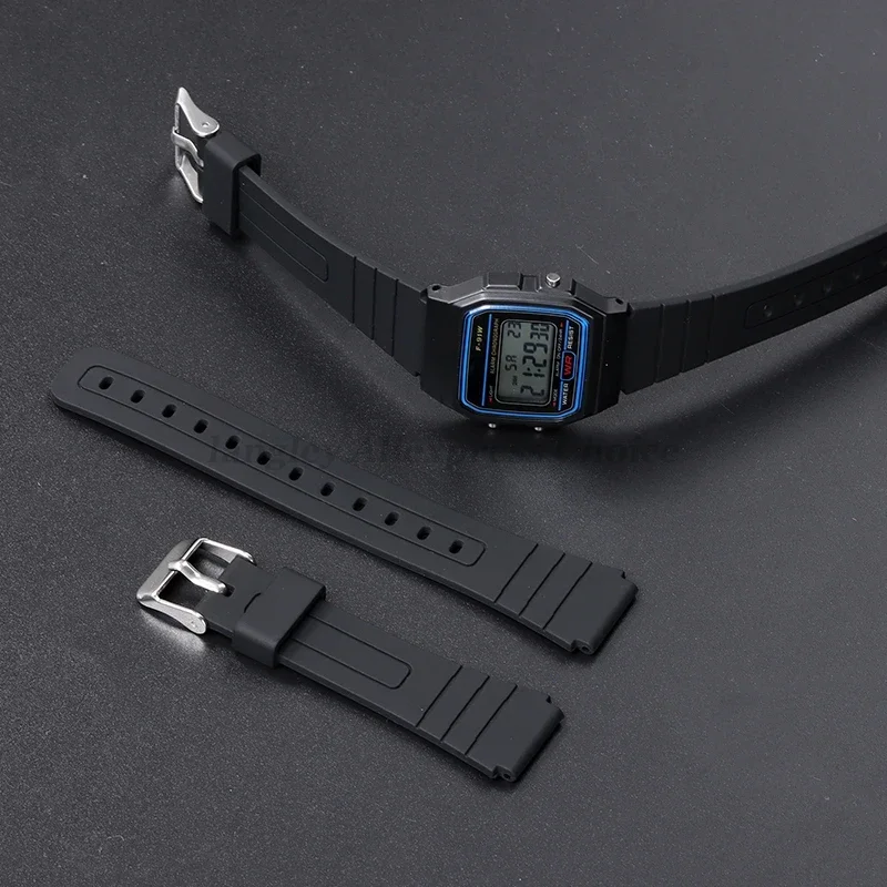 Silicone Watch Strap Bracelet - Versatile Resin Belts in Multiple Sizes (12mm-22mm)