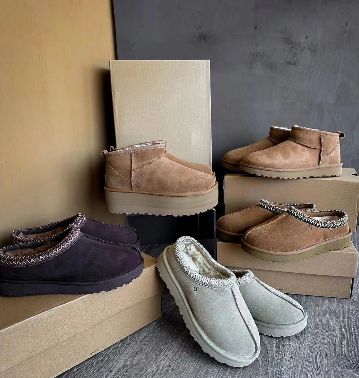 

F23 Australia Classic Women Snow Bootes Tasman Slipper Tazz Ultra Mini Winter Ankle Fur Booties Men Shoes