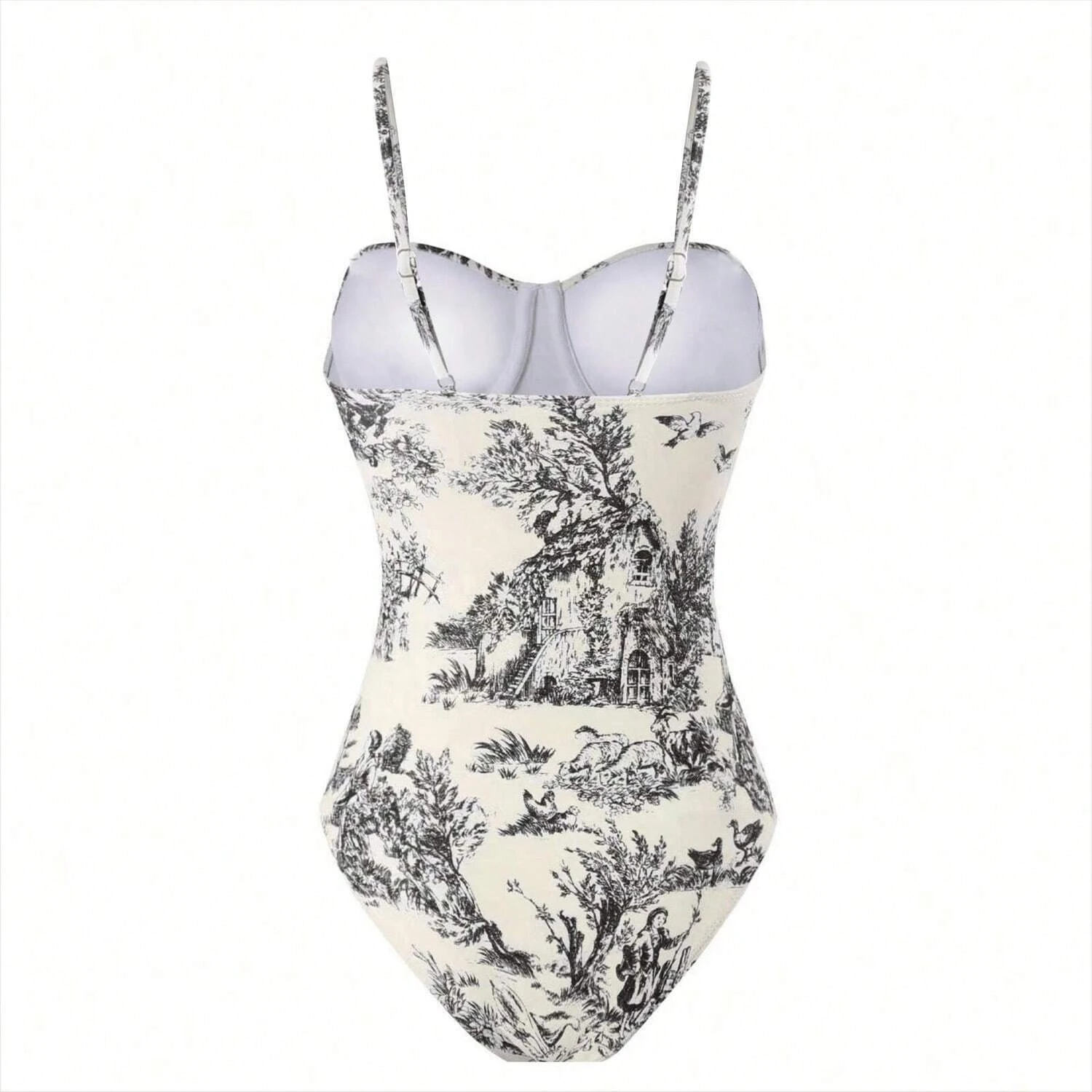 Women's Push-Up One Piece with Beach Dress