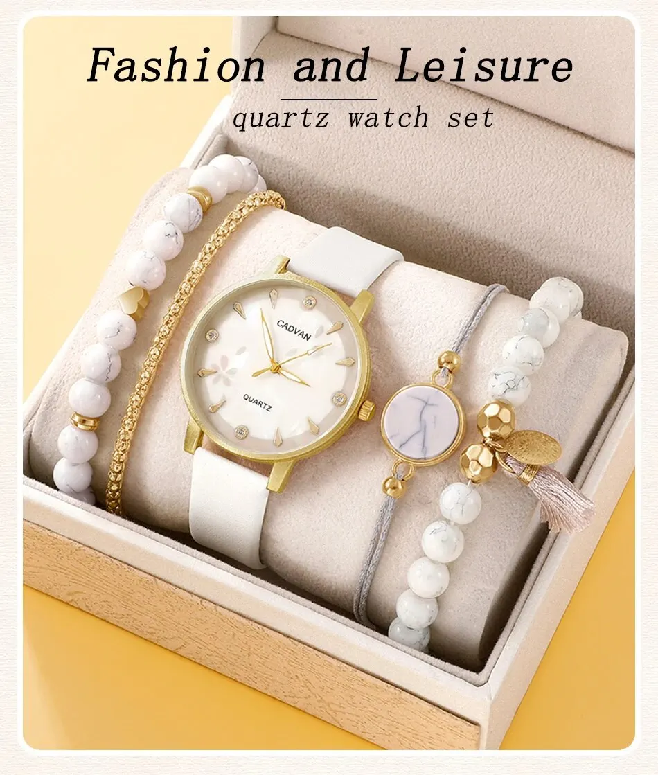 S2d1b6674aec04a90a1c57f6842a3699dp Luxury Women Bracelet Quartz Watches For Women Leather Watch Ladies Sports Dress White Dial Wrist Watch Clock Relogio Mallzona