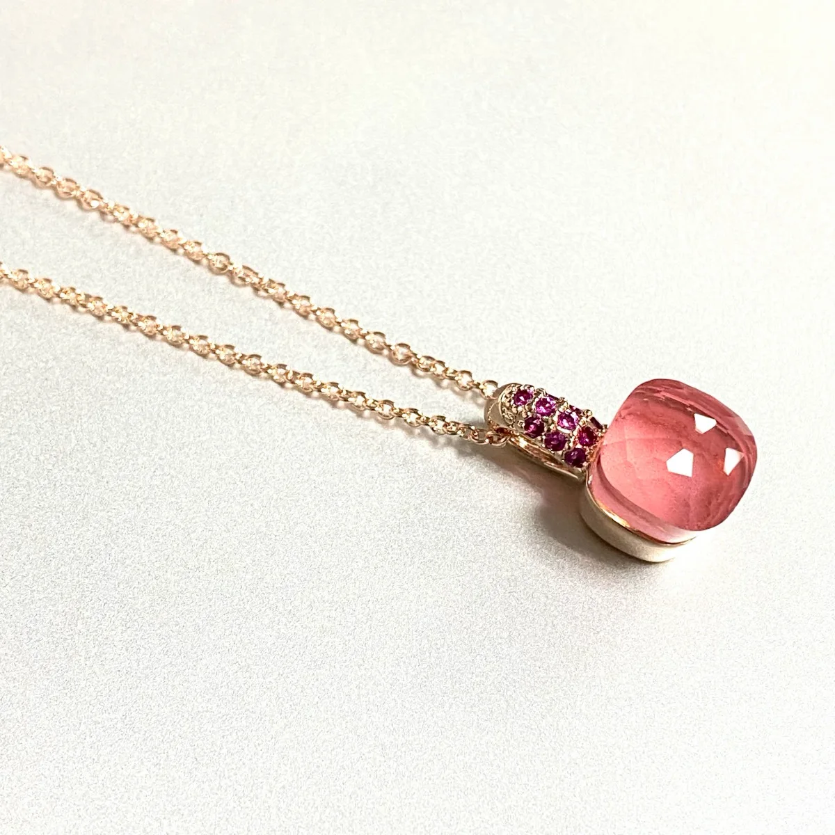 

Candy Color Crystal Pendant Necklace Water Droplet Full Purple Zircon Royal Amethyst Pendant Necklace For Women Fashion Jewelry