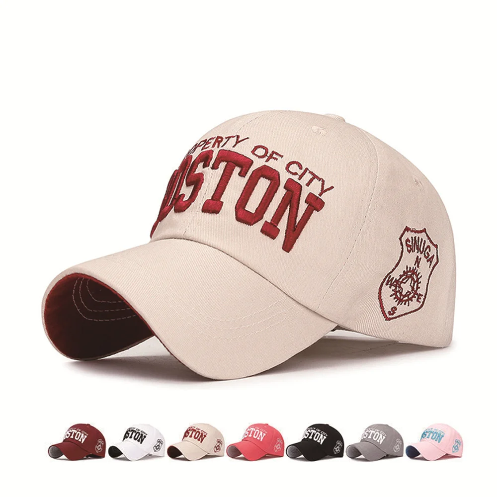 

Autumn Women's Men's Baseball Cap Solid Color Rebound Letter Embroidery Retro Sun Hat Outdoor Cotton Hip Hop Denim Baseball Cap