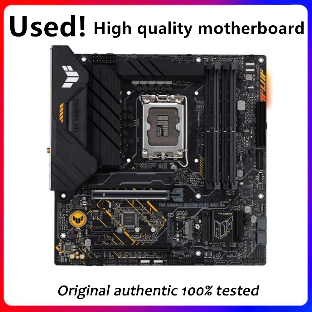 Per Tuf Gaming B660M-Plus Scheda Madre Wifi D4 Lga 1700 Per Intel B660 Ddr4 M.2 Nvme Scheda Madre Desktop Originale Scheda Madre Usata