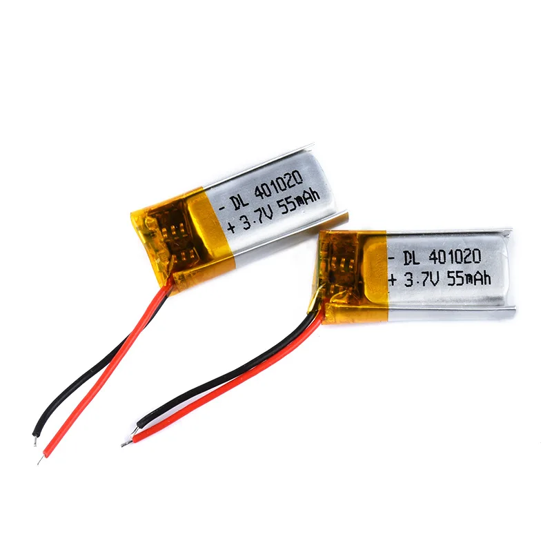 ちー 401020ポリマー電池3.7V,Bluetoothヘッドセット,常夜灯,充電式