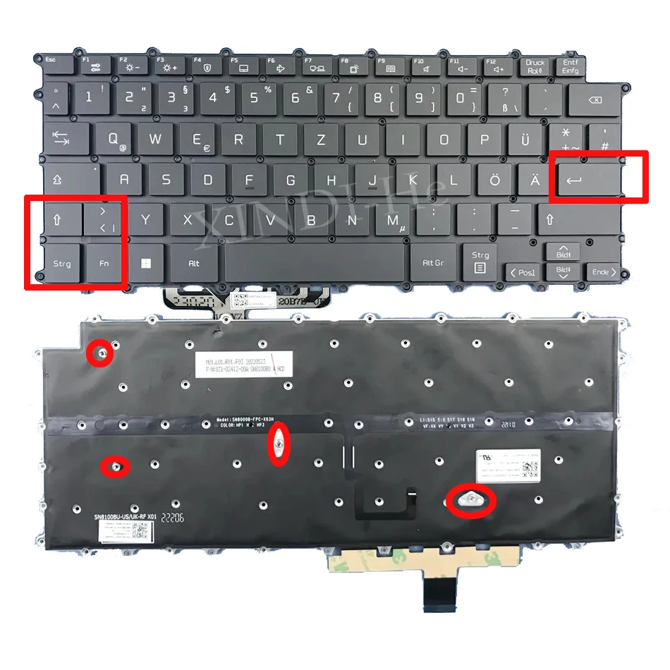 Tastiera Per Laptop Retroilluminata In Germania Per Lg Gram 14 Z90Q Muslimexmuslimexmuslimatexlimax Series