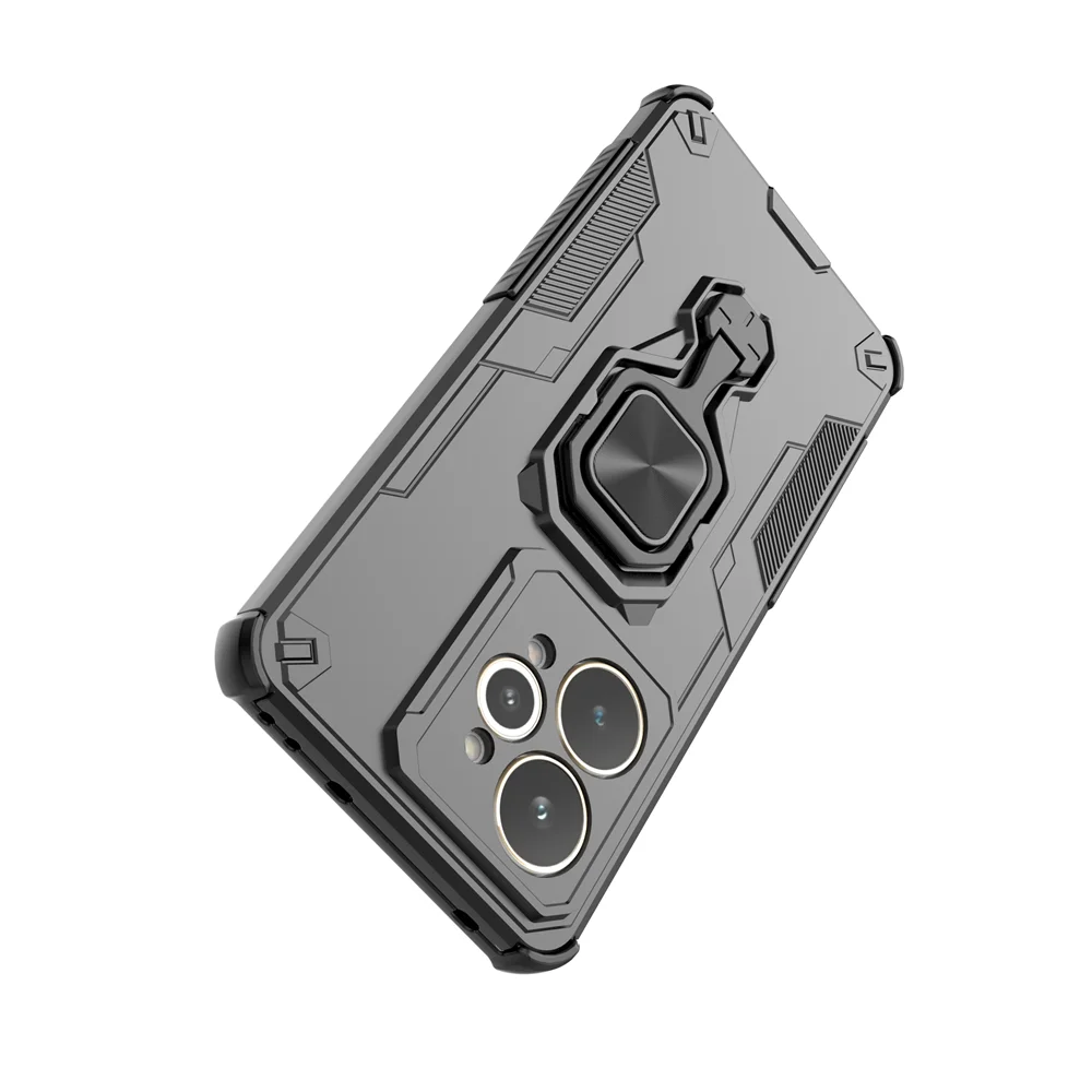 Enhanced Shockproof Armor Case with Ring Back Cover - Protective Phone Coque