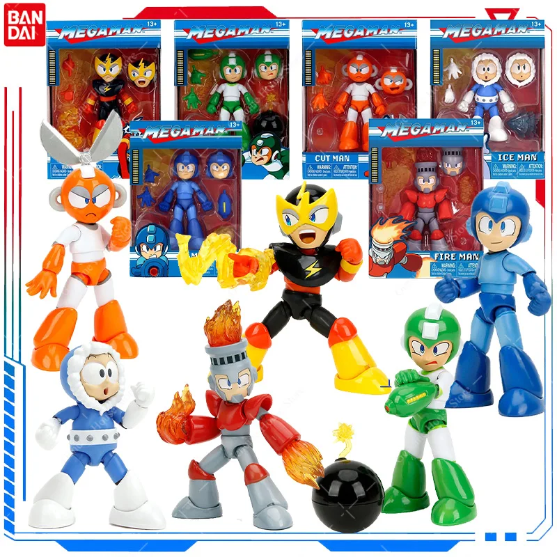 Genuine MegaMan Figurine Toys Action Figures Rockman Flame Man