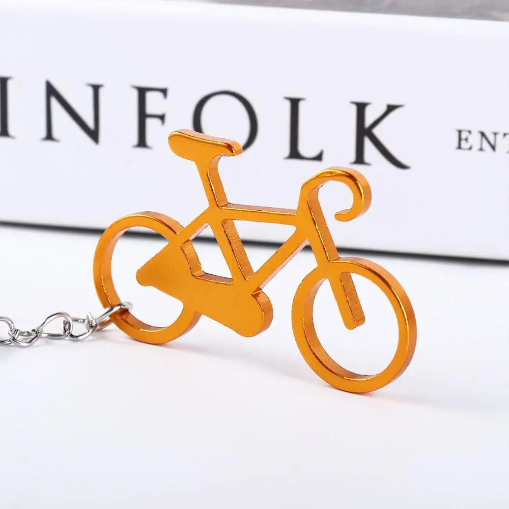 Ouvre-bouteille multifonctionnel 3D en forme de clé de vélo, pendentif modèle de vélo, design roman créatif, 1 pièce