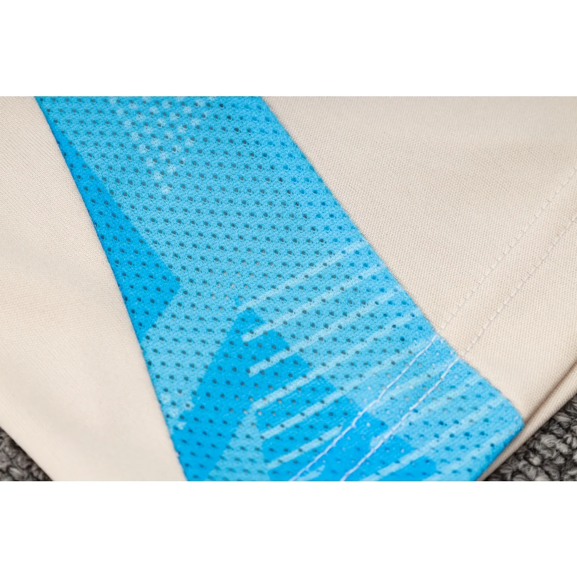 Nike Soccer Jerseys Men Short-sleeved and Above-the-knee Shorts Breathable Performance Comfortable Training Suit Beige