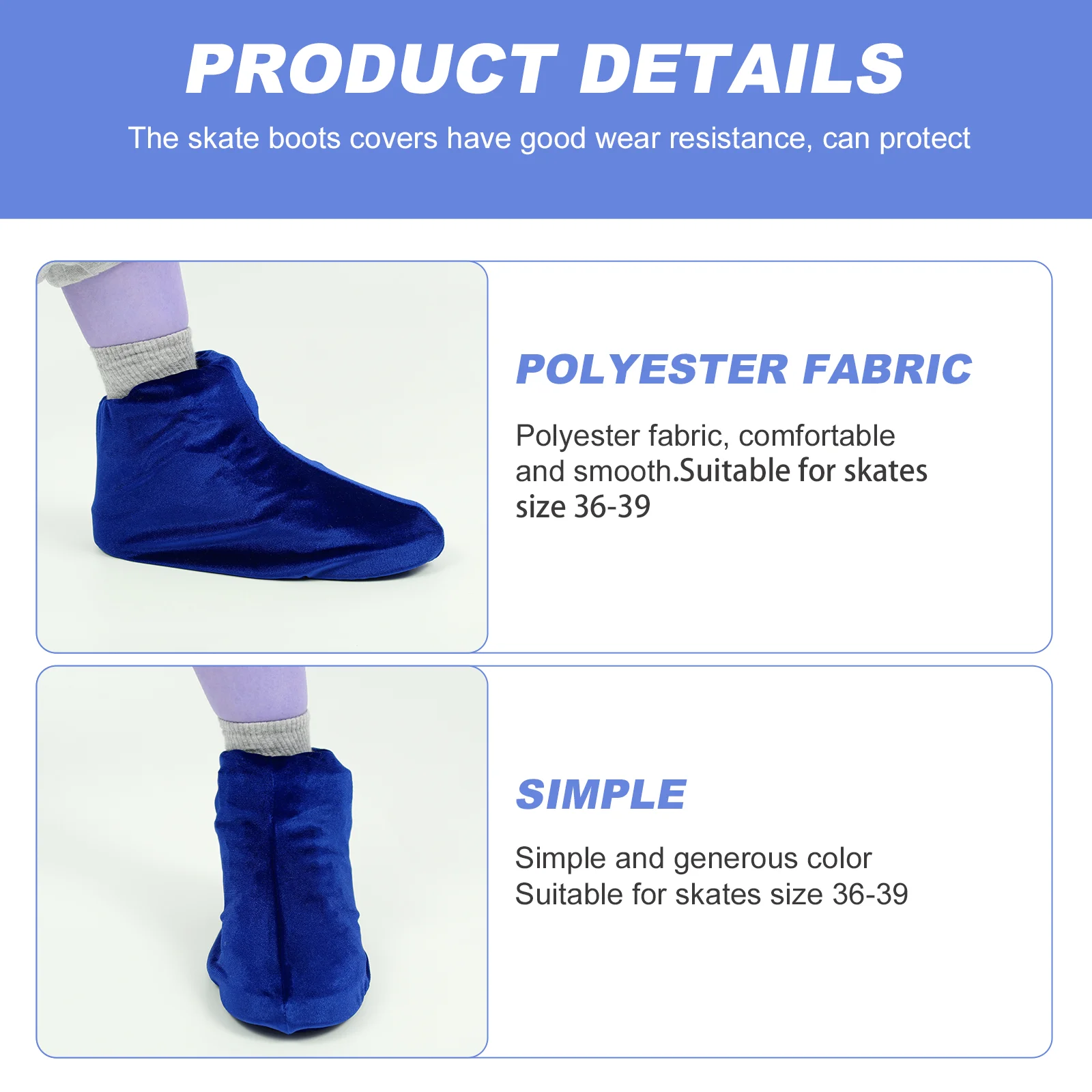 Kid Stuff Skate Covers Ice Portable Boot Roller Skating Boot Accessory Protectors Protective Hockey Skate Boot Covers Men Women