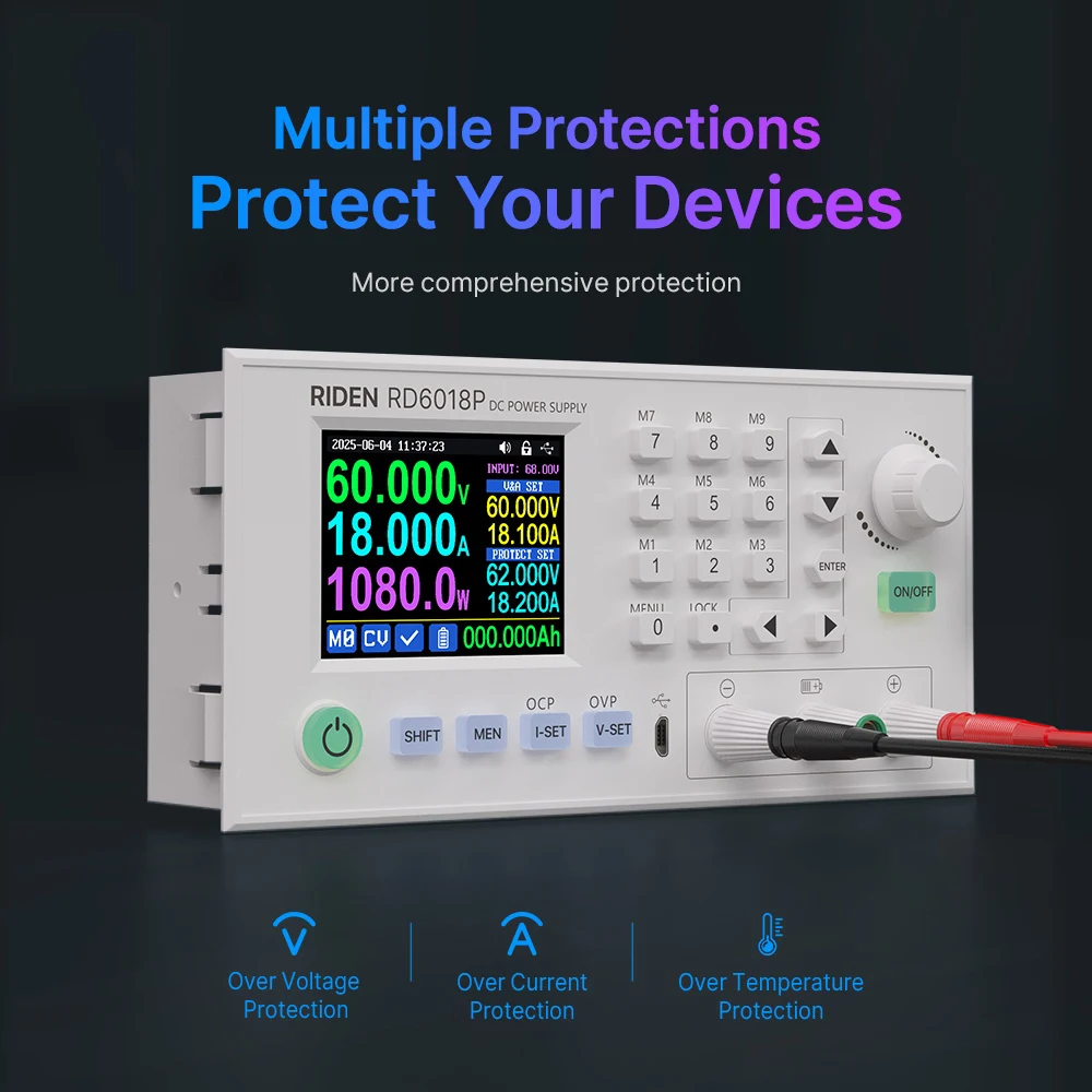 RD Digital Adjustable Lab Bench Power Supply
