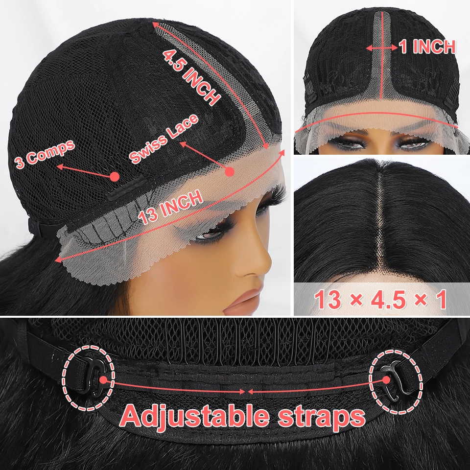 Lace Front Wig 24 Inch Curly Synthetic Blonde Orange Female 13X4X1 For Black Women Cosplay Hair Daily Use