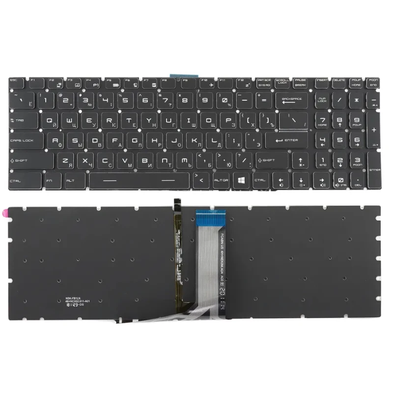 Подсветка для ноутбука XIN-Ru-US, клавиатура для MSI GS60 GS70 GP72 GL62 LG72 GL65 GL62M 7RD GL62MVR GL72M GL73 WS60 WS72 WT72 PE60 PE70