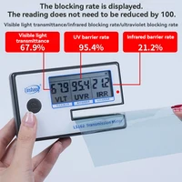 High Precision LS162 Similar Glass Window Tint Meter Solar Film Transmission Meter VLT UV IR Rejection Tester 1