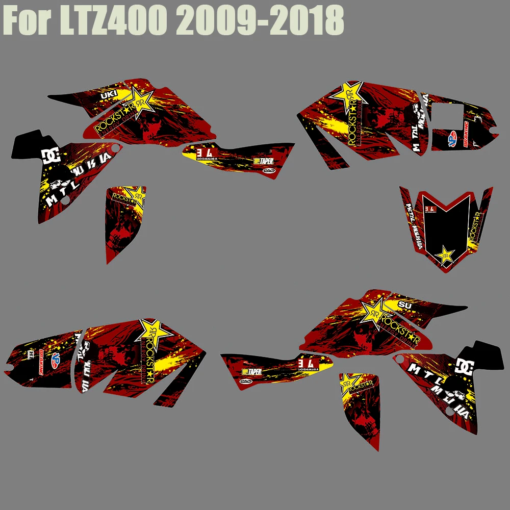 

ATV Graphics Kit Decal Sticker for Suzuki LTZ400 2009 - 2018 2010 2011 2012 2013 2014 2015 2016 2017 LTZ 400