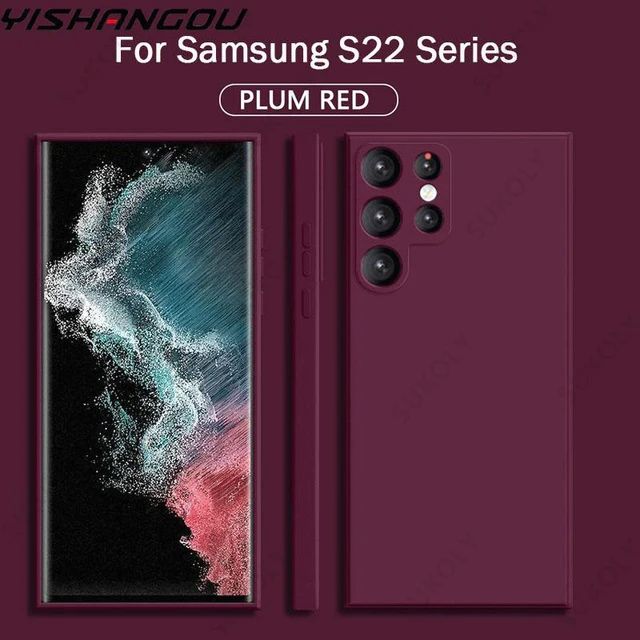 Samsung S22 Ultra Silicone Case Mobile Phone Accessories