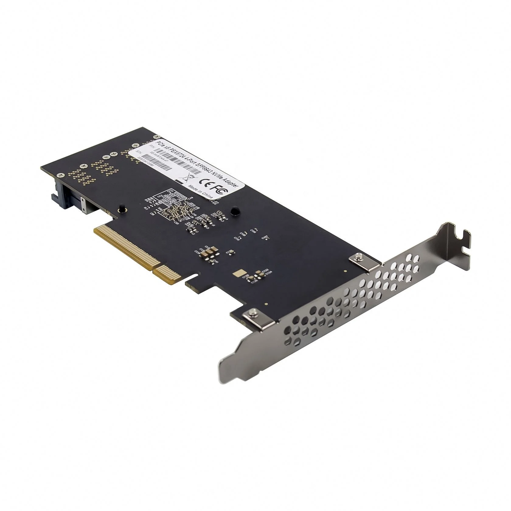 

Плата расширения для Gen 3 X8 to 4 port U.2 sff-8643 NVME с чипсетом PEX8724
