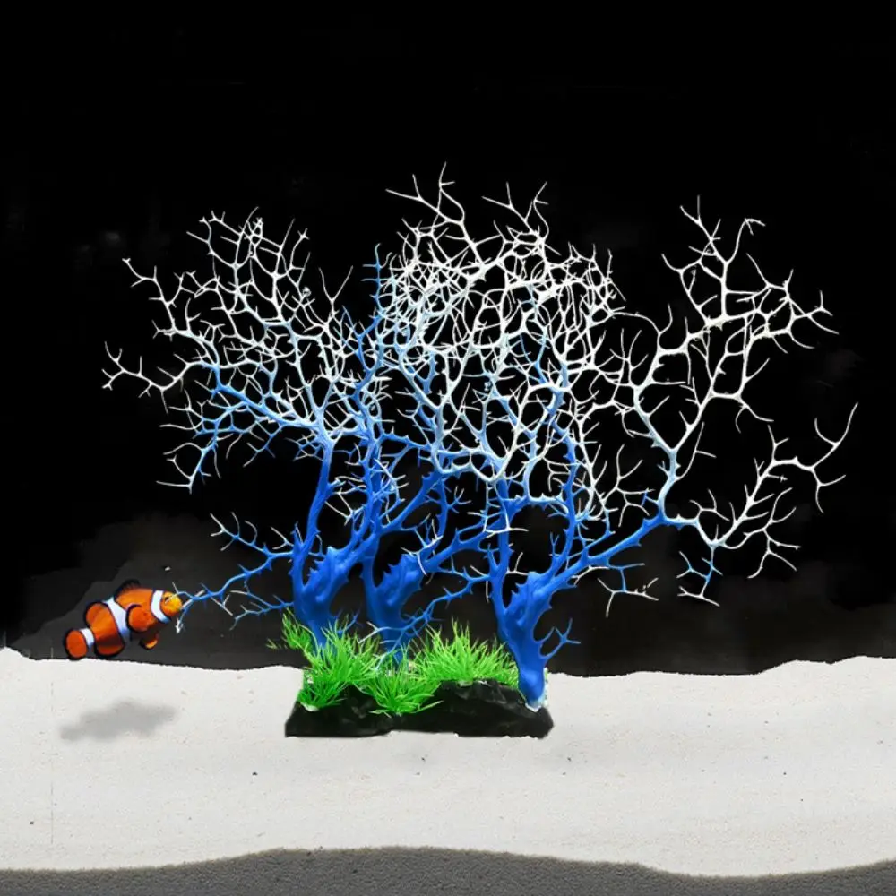 

TPC Willow Iron Tree Landscape Creative Colorful Lifelike Underwater Ornament Decorative Aquarium Simulation Tree Aquarium