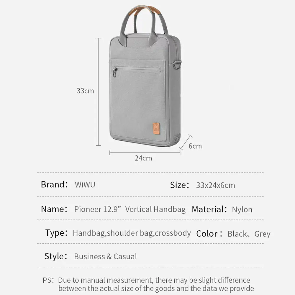 WiWU Waterproof Tablet and Laptop Shoulder Bag