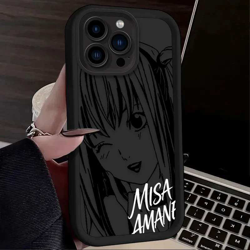 Death Note L & Misa Soft TPU Phone Case - Anime Character Design